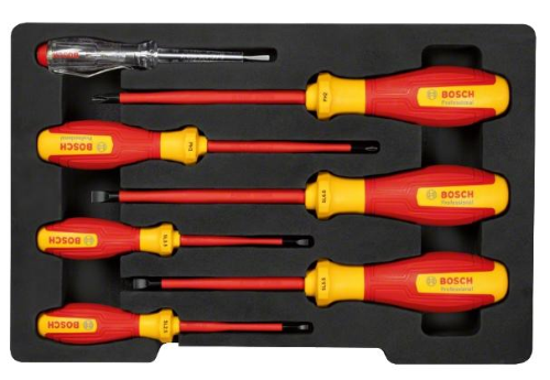 1600A02NF7,VDE CACCIAVITE SET 7 PEZZI SL/PH